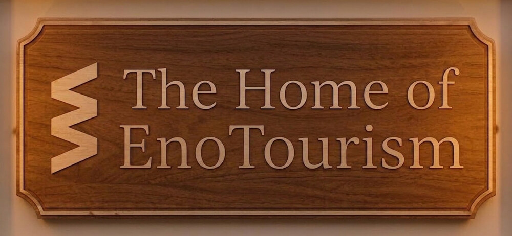 The Home of EnoTourism sign